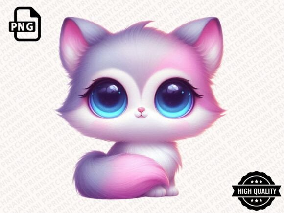 Download Watercolor Cute Kitten Clipart PNG - Clipart Collection