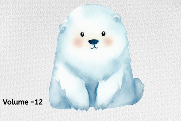 Download Watercolor Arctic Animal Clipart Vol–12 - Clipart Collection