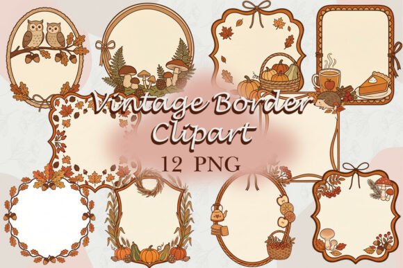 Download Vintage Border Clipart PNG - Clipart Collection