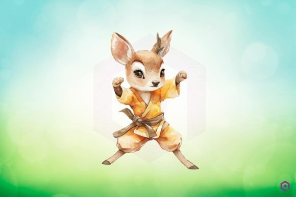 Download Kung Fu Deer Clipart PNG - Clipart Collection