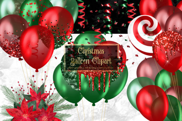 Download Christmas Balloons Clipart - Clipart Collection
