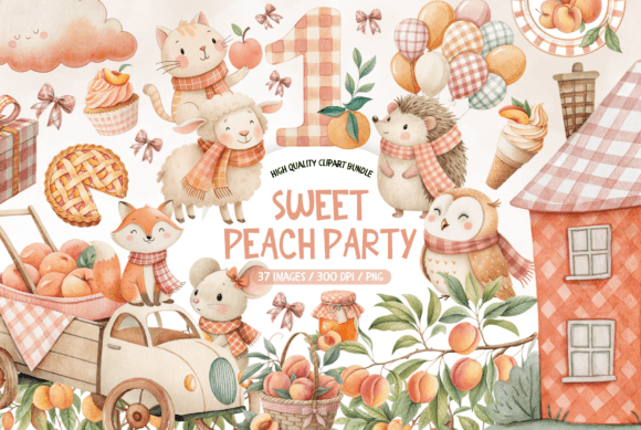 Download Watercolor Sweet Peach Clipart - Clipart Collection