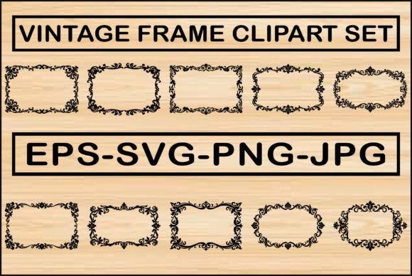 Download Ornate Frame Clipart Set - Clipart Collection