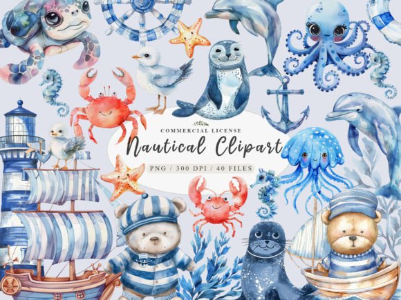 Download Sailor Clipart, Baby Nautical Clipart - Clipart Collection