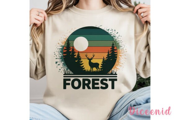 Download Forest Deer Sunset Clipart PNG - Clipart Collection