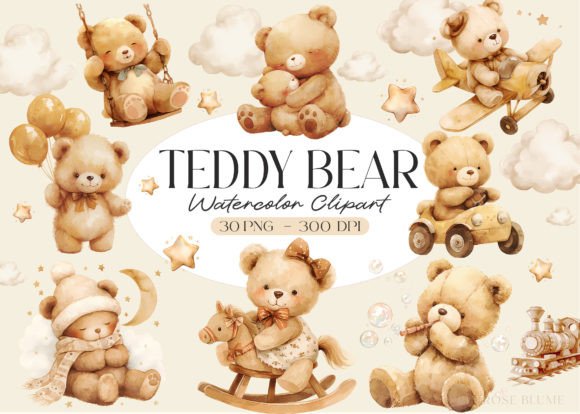 Download Boho Teddy Bear Baby Shower Clipart - Boho teddy bear Collection