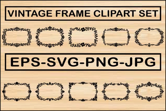 Download Ornate Frame Clipart Set - Clipart Collection