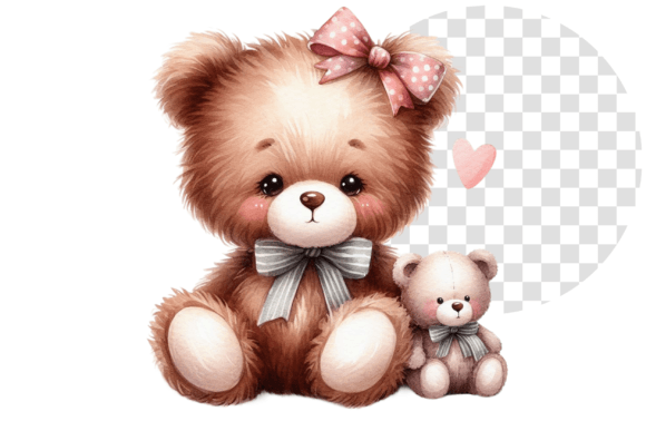 Download TeddyJoy Watercolor Delight Clipart - Clipart Collection