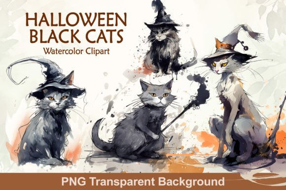 Download Halloween Cat Clipart - Clipart Collection
