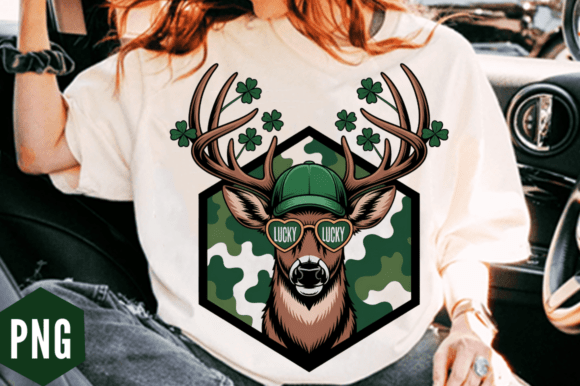 Download St Patrick's Lucky Deer Clipart PNG Desi - Clipart Collection