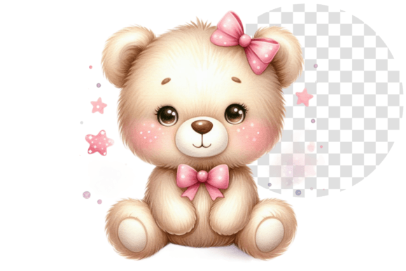 Download TeddyJoy Watercolor Delight Clipart - Clipart Collection