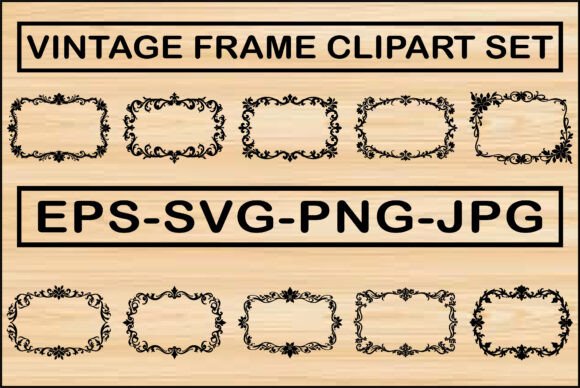 Download Ornate Frame Clipart Set - Clipart Collection