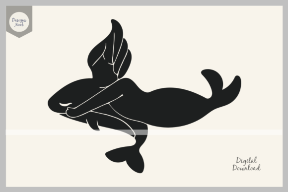 Download Dolphin and Mermaid SVG Vector, Clipart - Clipart Collection