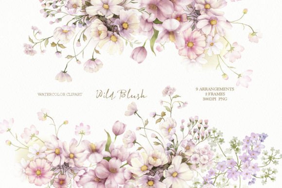 Download Watercolor Wildflower Clipart - Clipart Collection